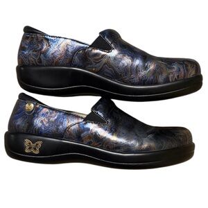 Alegria Leather Slip-On Shoes